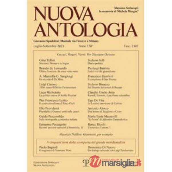 Nuova antologia (2023). Vol. 3: Luglio-settembre
