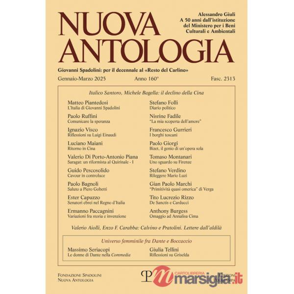 Nuova antologia (2025). Vol. 1