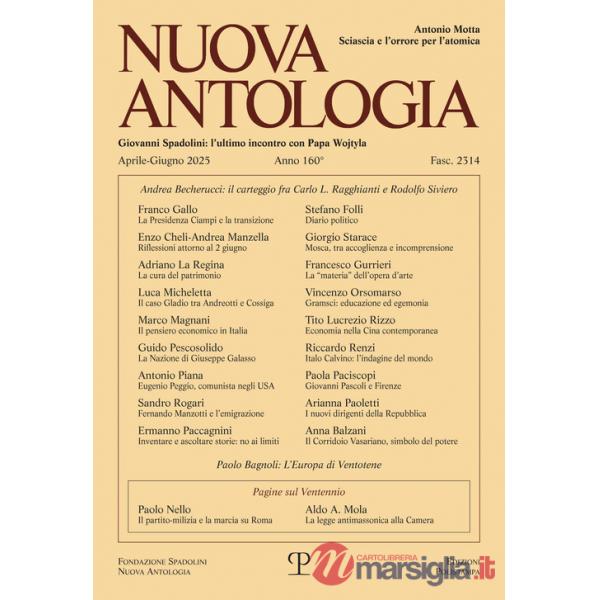 Nuova antologia (2025). Vol. 2: Aprile-giugno