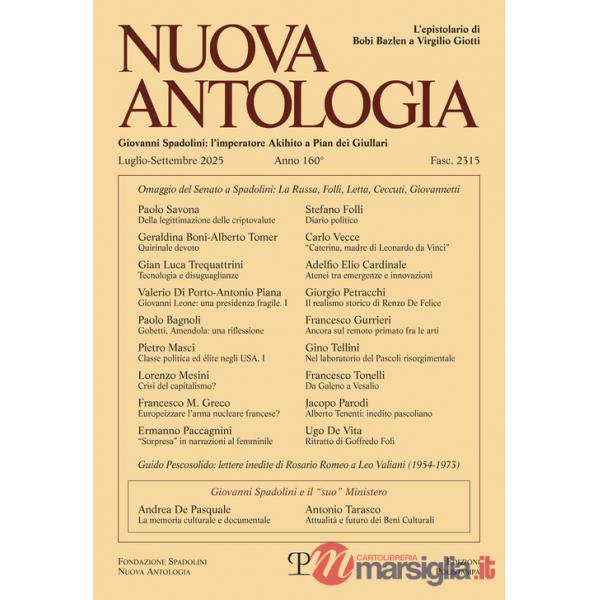 Nuova antologia (2025). Vol. 3: Luglio-settembre