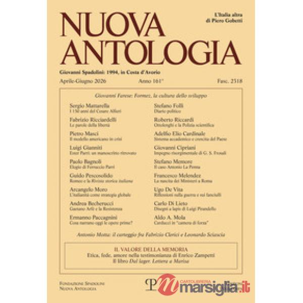Nuova antologia (2026). Vol. 2: Aprile-giugno