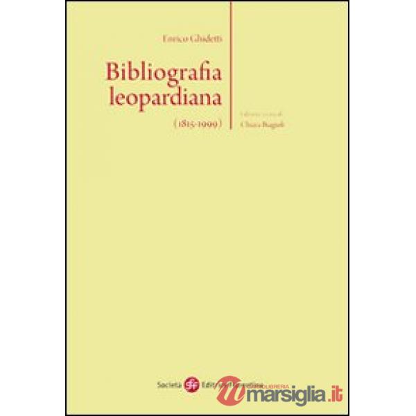 Bibliografia leopardiana (1815-1999)
