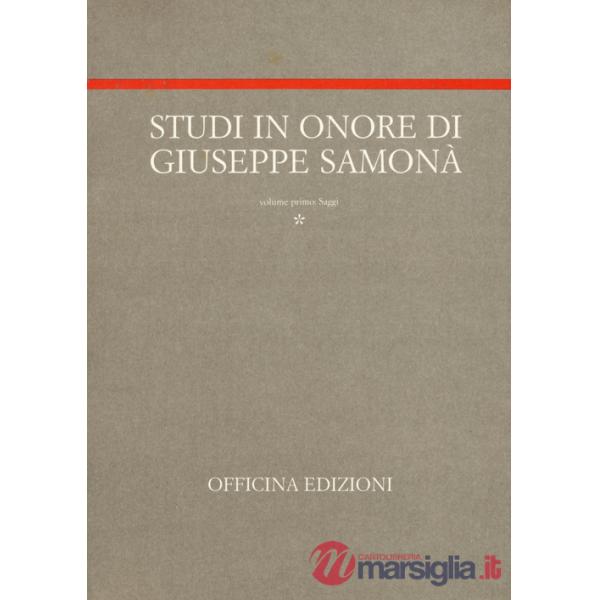 Studi in onore di Giuseppe Samonà