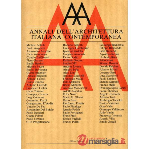 Annali dell'architettura italiana contemporanea (1986-1987)