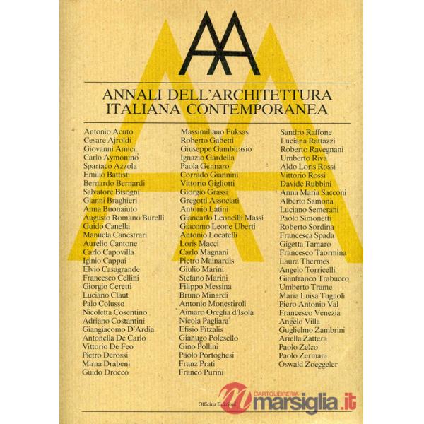 Annali dell'architettura italiana contemporanea (1988-1989)