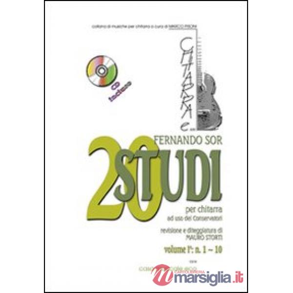 20 studi. Metodo per chitarra. Con CD-Audio. Vol. 1: N. 1-10
