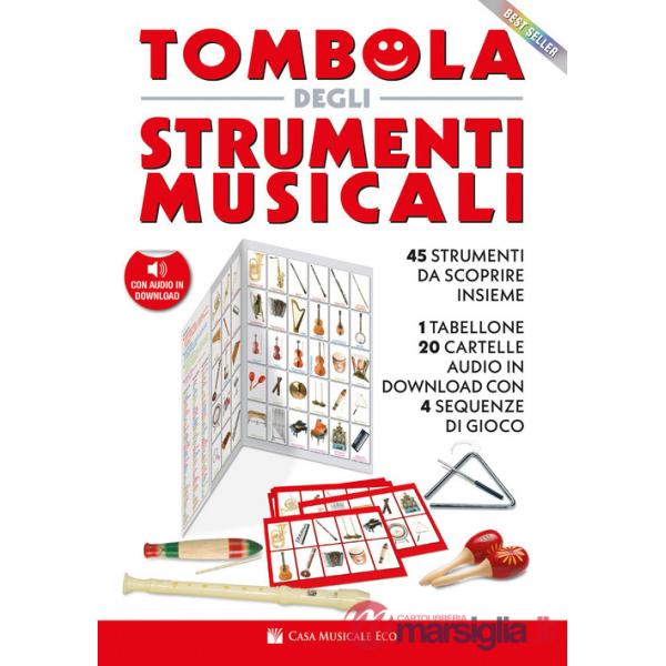 Tombola degli strumenti musicali. Con File audio per il download