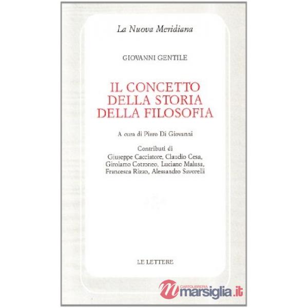 Concetto della storia della filosofia (Il)
