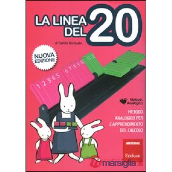 Linea del 20. Metodo analogico per l'apprendimento del calcolo. Con strumento (L