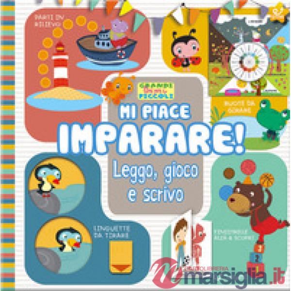 Mi piace imparare! Leggo, gioco e scrivo. Grandi libri per i piccoli. Ediz. a colori