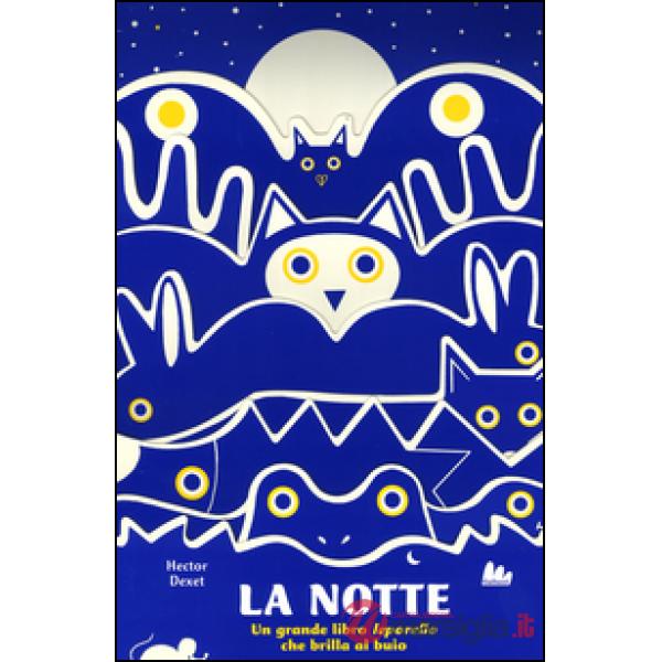 Notte. Un grande libro leporello che brilla al buio. Ediz. illustrata (La)