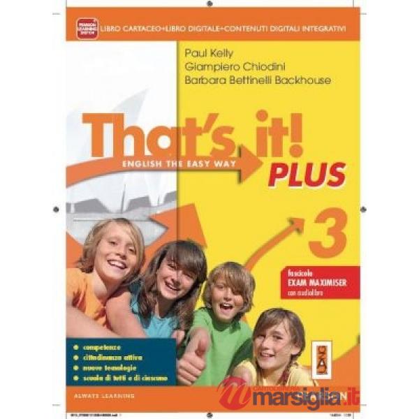 THAT S IT! PLUS 3 VOL + FASC. ESAME + ITE + DIDASTORE
