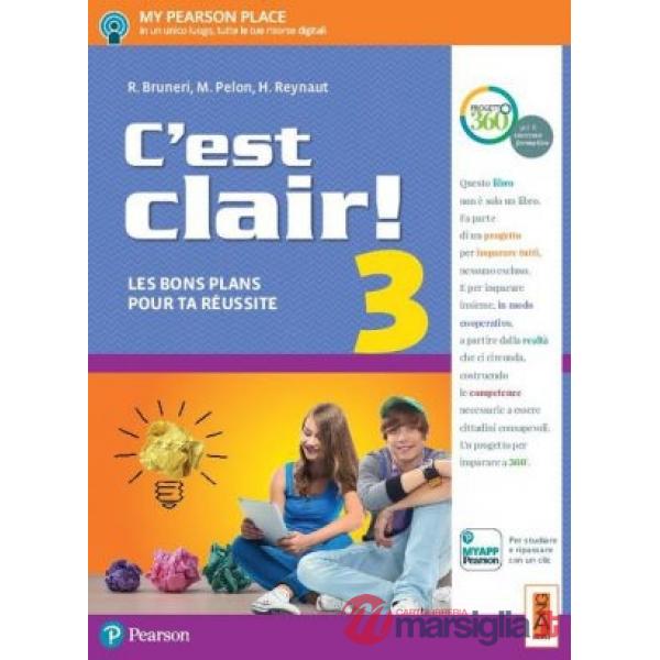 C'EST CLAIR! 3 VOL + APPRENDREPOURTOUS + ITE + AB + MONLABO + DIDASTOR