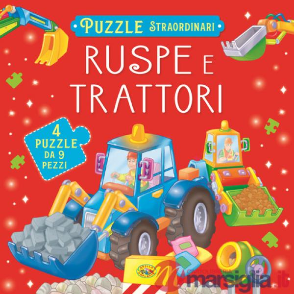Ruspe e trattori. Libro puzzle. Ediz. a colori