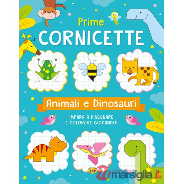 Cornicette animali e dinosauri. Ediz. a colori