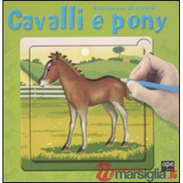 Cavalli e pony. Disegna con gli stencil. Ediz. illustrata