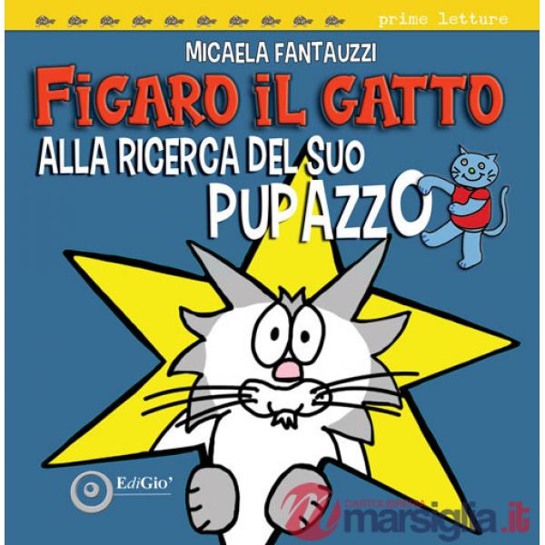 Figaro il gatto alla ricerca del suo pupazzo