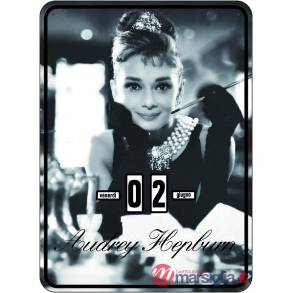 Audrey Hepburn. Colazione da Tiffany. Calendario perpertuo