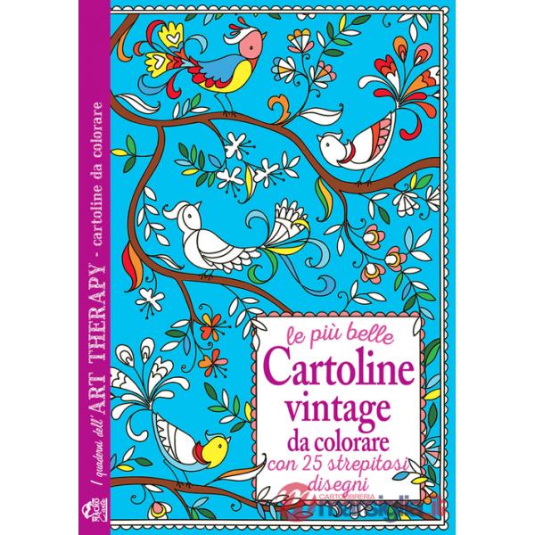 Più belle cartoline vintage da colorare. Con 25 strepitosi disegni (Le)