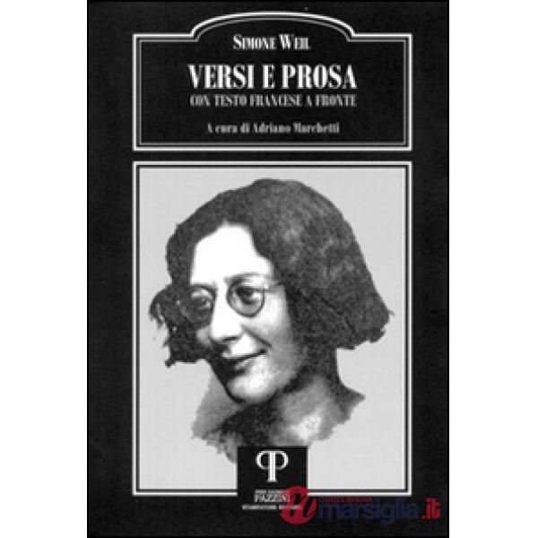 Versi e prosa. Testo francese a fronte