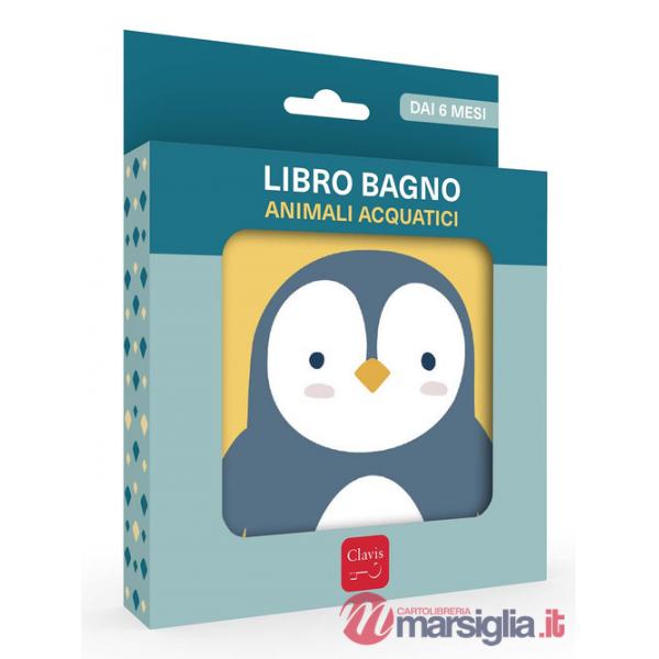 Animali acquatici. Libro bagno. Ediz. a colori