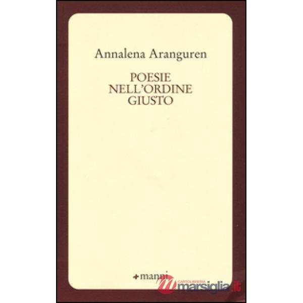 Poesie nell'ordine giusto