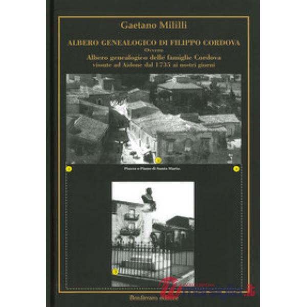 Albero genealogico di Filippo Cordova ovvero Albero genealogico delle famiglie Cordova vissute ad Aidone dal 1735 ai nostri gior