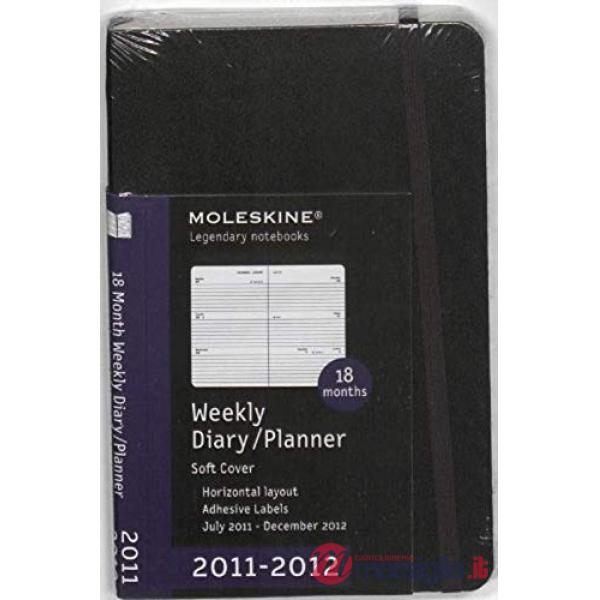 18months, weekly planner, horizontal. Pocket, soft cover