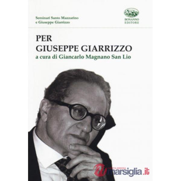 Per Giuseppe Giarrizzo
