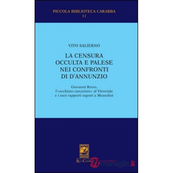 Censura occulta e palese nei confronti di D'Annunzio (La)