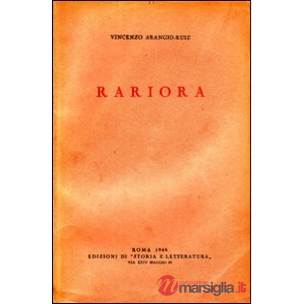 Rariora. Studio di diritto romano