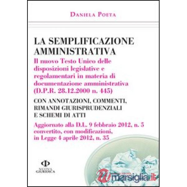 Semplificazione amministrativa (La)