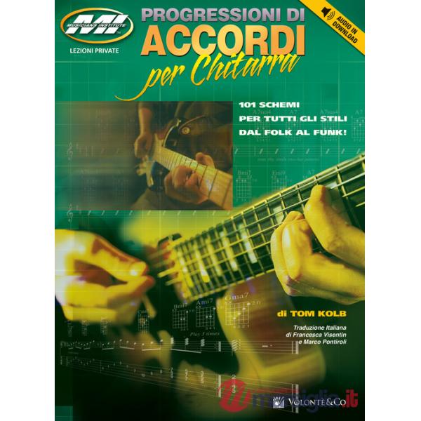 Progressione di accordi per chitarra. Con File audio per il download