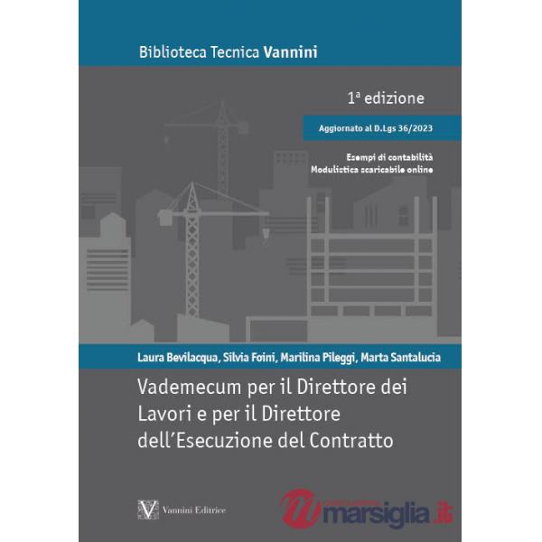 Vademecum per il direttore dei lavori e per il direttore dell'esecuzione del contratto. Aggiornato con il D.Lgs. 36/2023