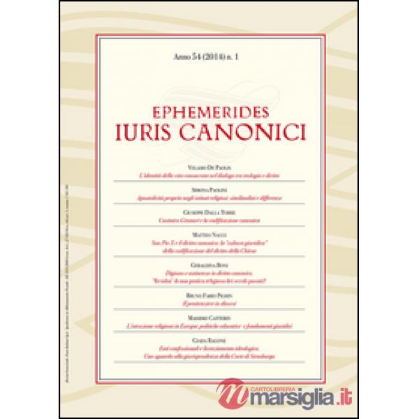 Ephemerides Iuris canonici (2014). Vol. 1