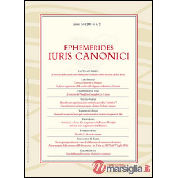 Ephemerides Iuris canonici (2014). Vol. 2