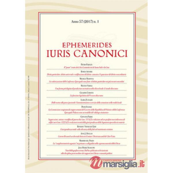 Ephemerides Iuris canonici (2017). Vol. 1