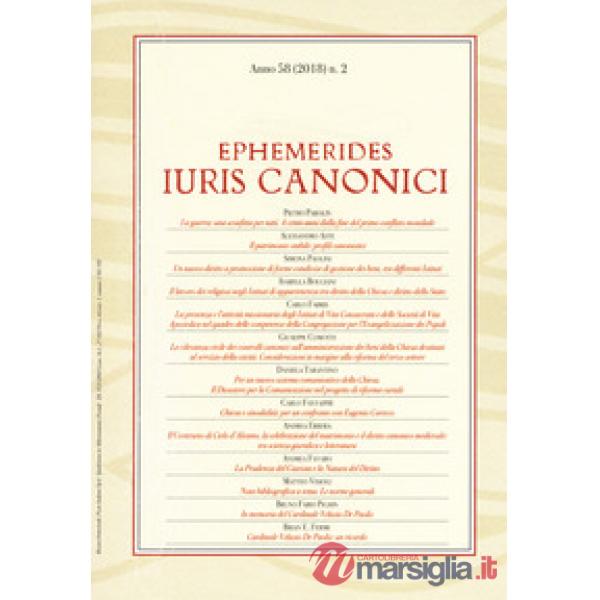 Ephemerides Iuris canonici (2018). Vol. 2