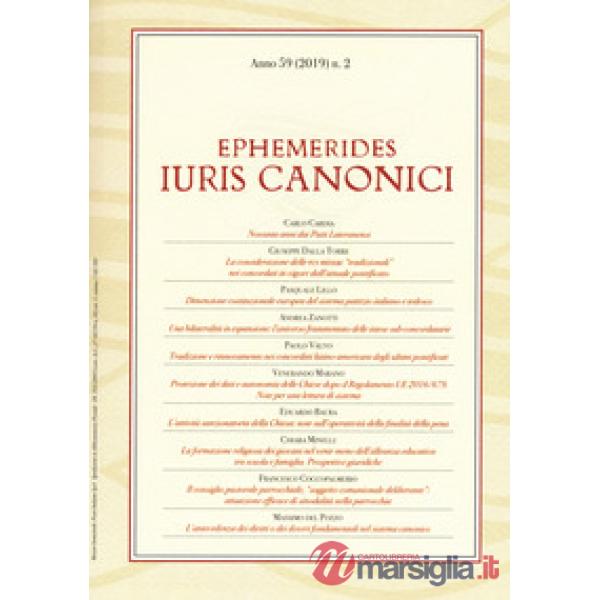 Ephemerides Iuris canonici (2019). Vol. 2