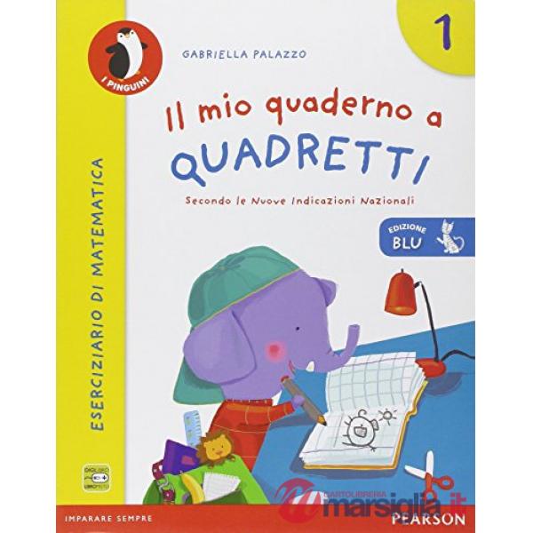 MIO QUADERNO A QUADRETTI 1 ED. BLU