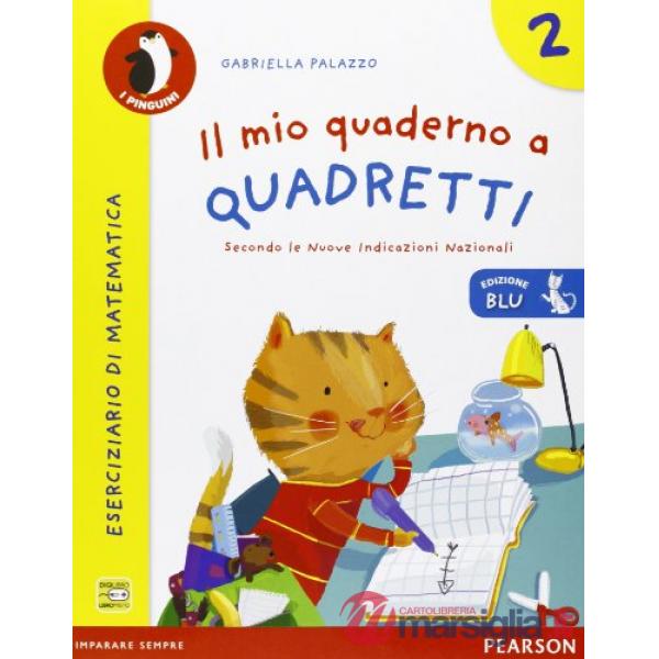 MIO QUADERNO A QUADRETTI 2 ED. BLU