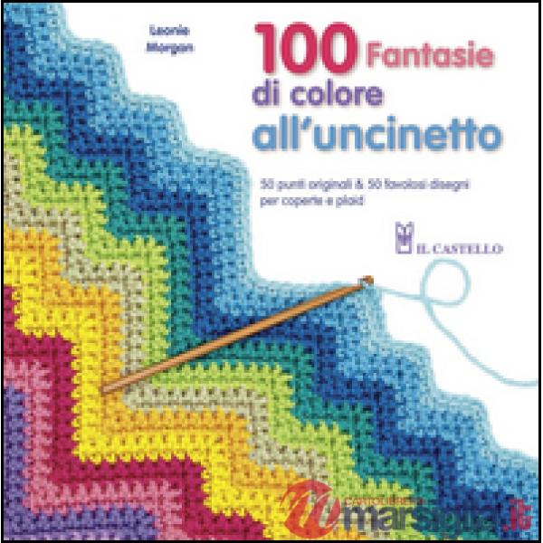 100 fantasie di colore all'uncinetto