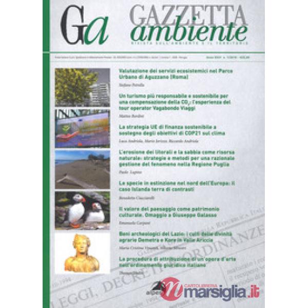 Gazzetta ambiente. Rivista sull'ambiente e il territorio (2018). Vol. 1