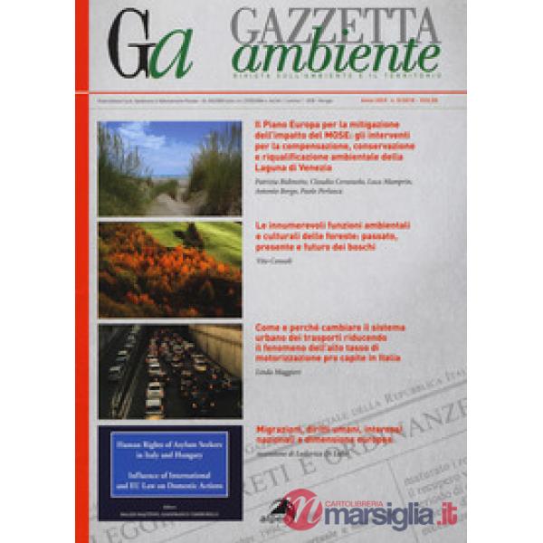 Gazzetta ambiente. Rivista sull'ambiente e il territorio (2018). Vol. 5
