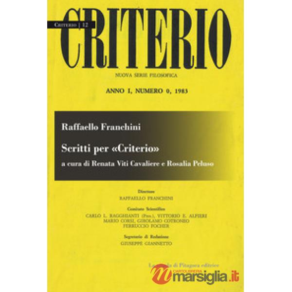 Scritti per «Criterio»