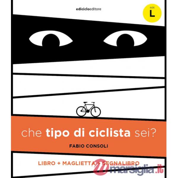 Che tipo di ciclista sei? Con maglietta taglia L. Con Segnalibro