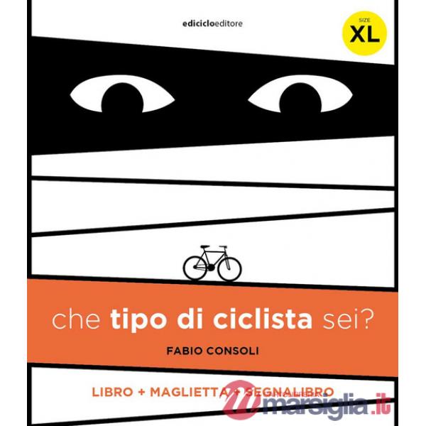 Che tipo di ciclista sei? Con maglietta taglia XL. Con Segnalibro