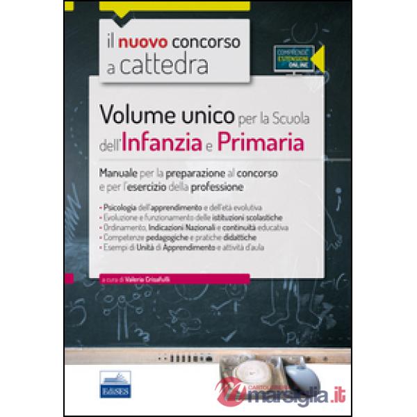 NUOVO CONCORSO A CATTEDRA VOLUME UNICO X INFANZIA E PRIMARIA