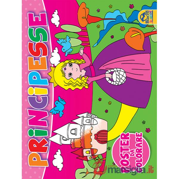 Principesse. Poster da colorare