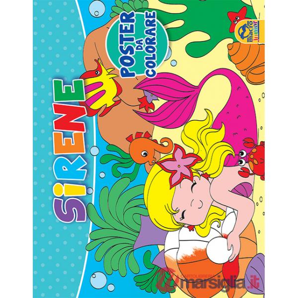 Sirene. Poster da colorare
